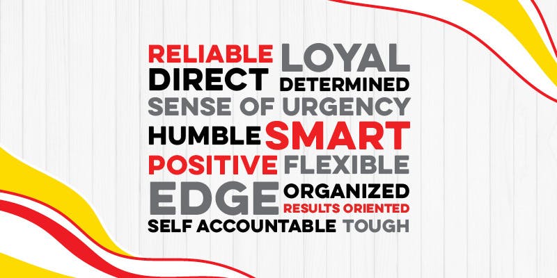 Dickey's core values illustration